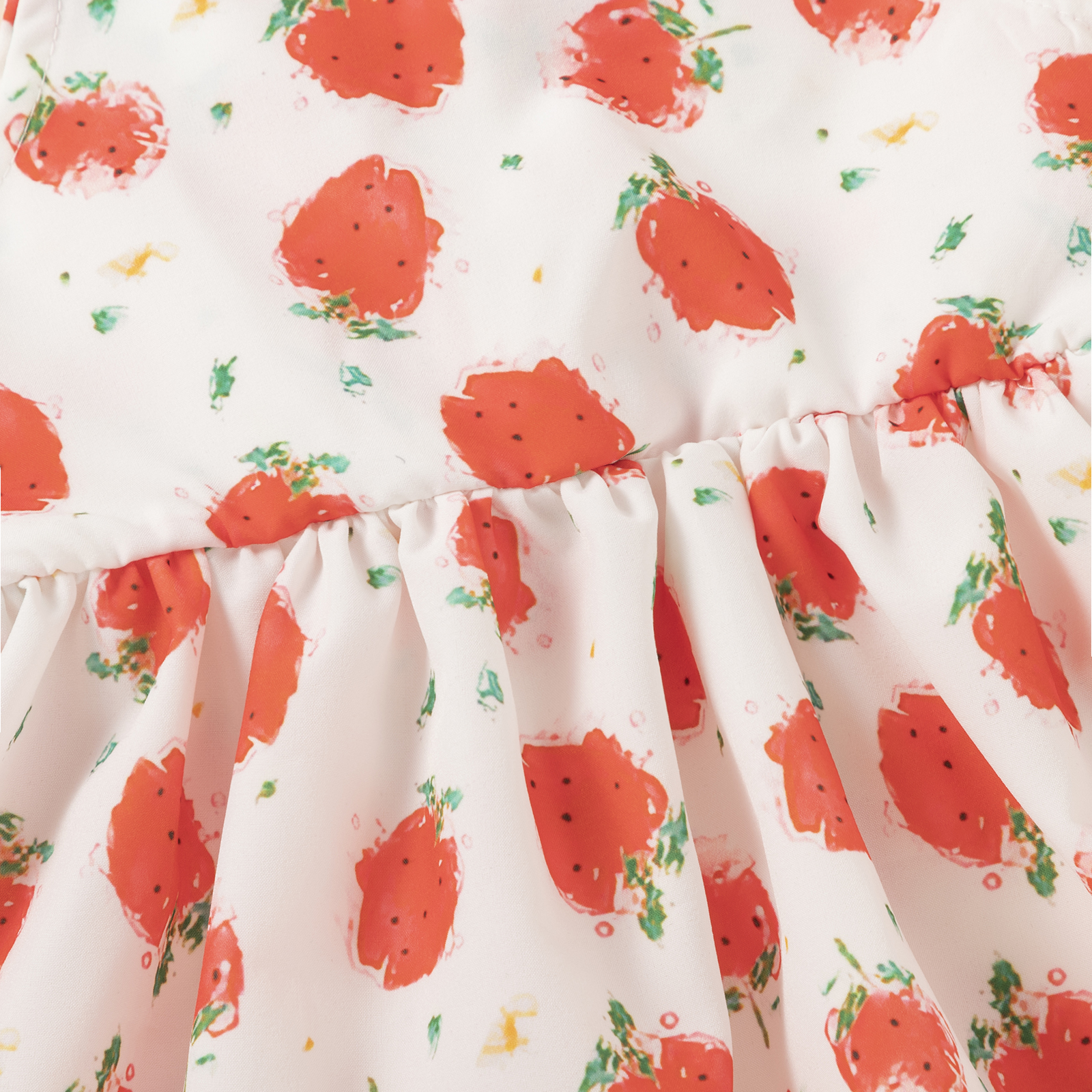 Fashion New Girls' Summer Fruit Printing Slip Sweet Dress display picture 2