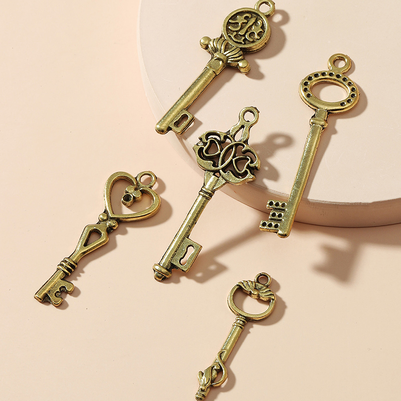 1 Set Alloy No Inlaid Key Vintage Style display picture 1