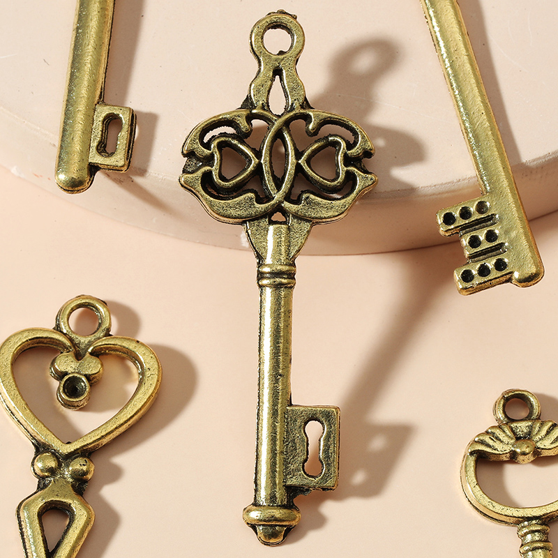 1 Set Alloy No Inlaid Key Vintage Style display picture 2