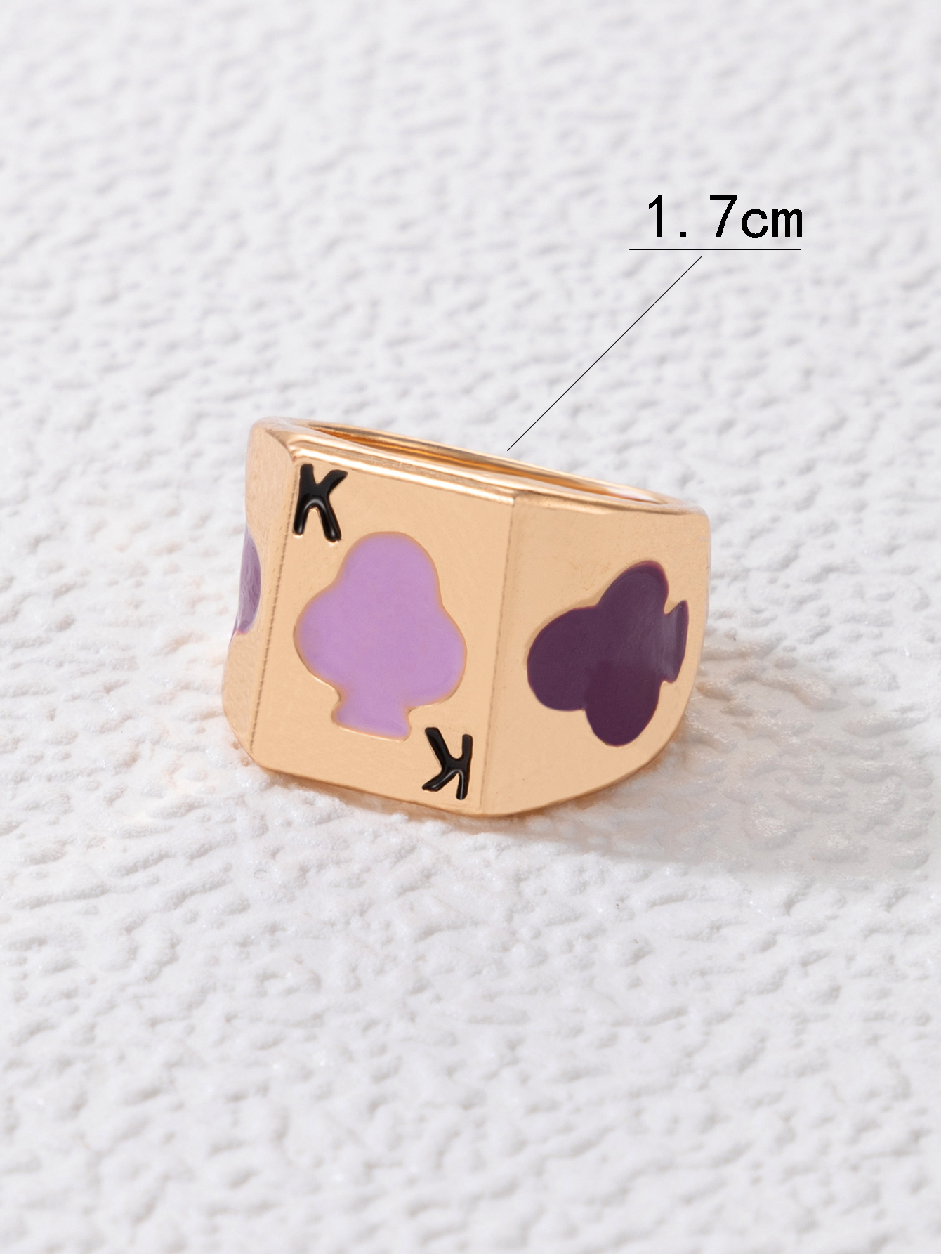 Fashion Cute Cartoon Dripping Colorful Multi-element Single Ring Wholesale display picture 1