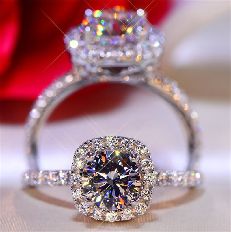 Fashion Alloy Plating Artificial Rhinestones Rings display picture 2