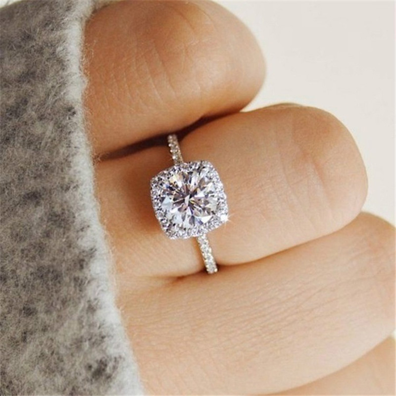 Fashion Alloy Plating Artificial Rhinestones Rings display picture 3
