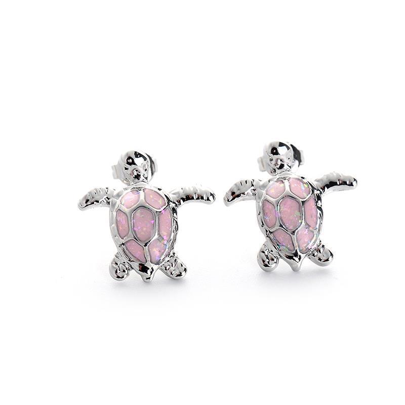 Fashion Cute Dripping Turtle Shape Alloy Stud Earrings display picture 3