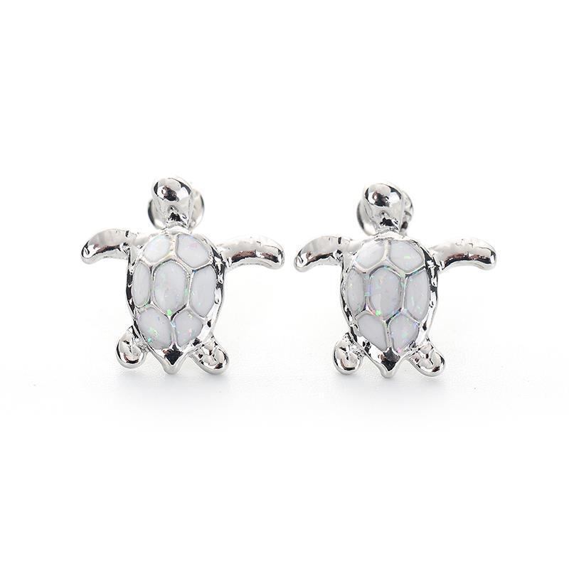 Fashion Cute Dripping Turtle Shape Alloy Stud Earrings display picture 5