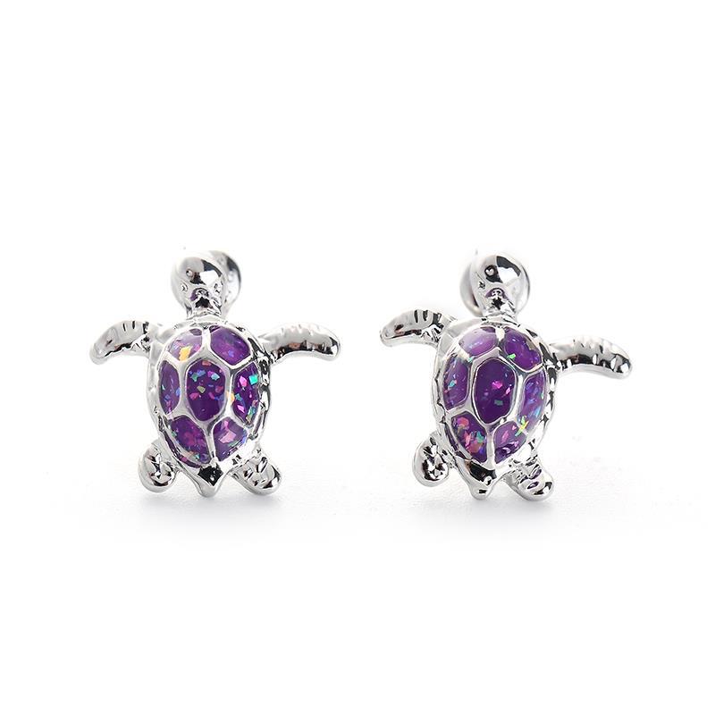 Fashion Cute Dripping Turtle Shape Alloy Stud Earrings display picture 6