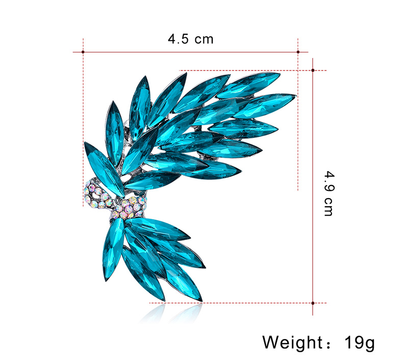 Fashion New Simple Crystal Glass Alloy Brooch Clothing Accessories display picture 1