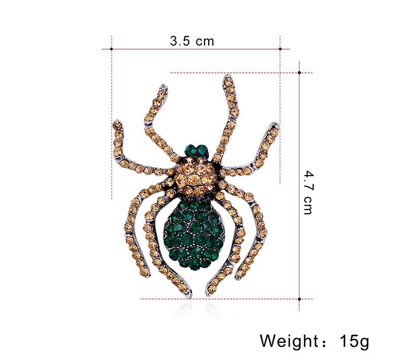 Classic Style Insect Alloy Rhinestones Unisex Brooches display picture 1