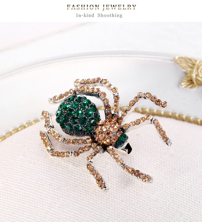 Classic Style Insect Alloy Rhinestones Unisex Brooches display picture 2