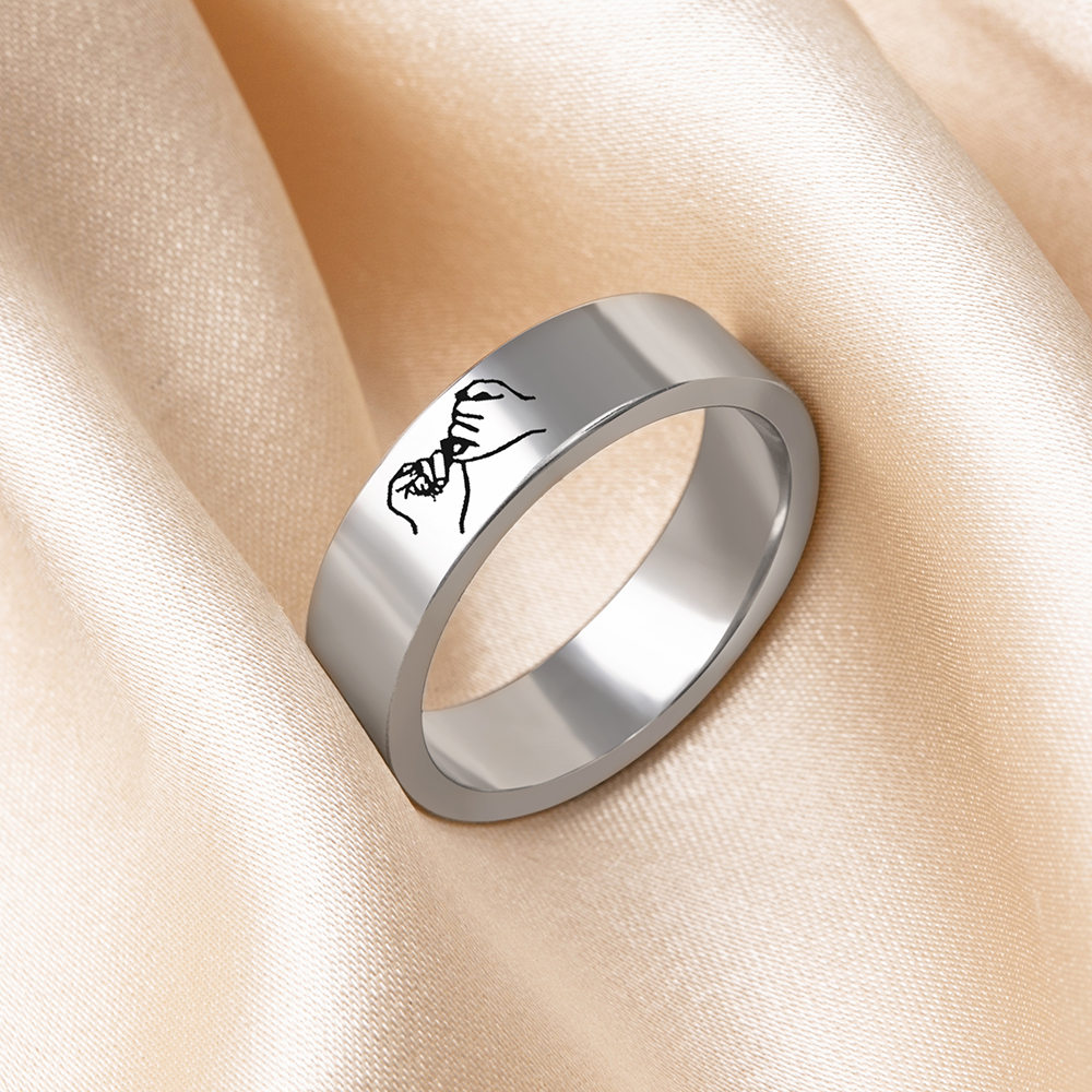 Stainless Steel Handle Ring display picture 1