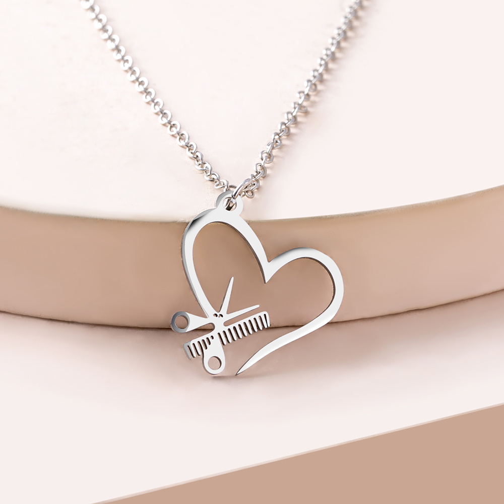 304 Stainless Steel Simple Style Heart display picture 1