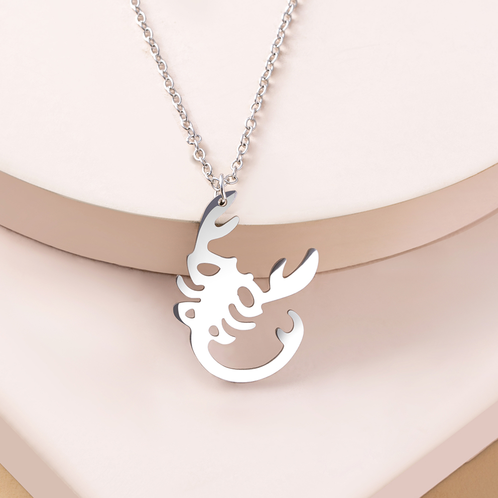Scorpion Stainless Steel Necklace display picture 1