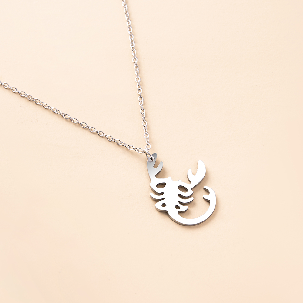 Scorpion Stainless Steel Necklace display picture 4