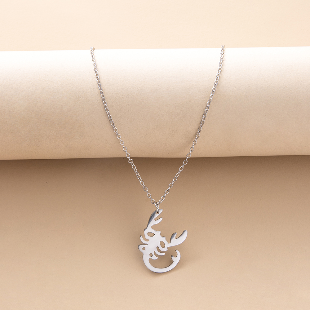 Scorpion Stainless Steel Necklace display picture 5