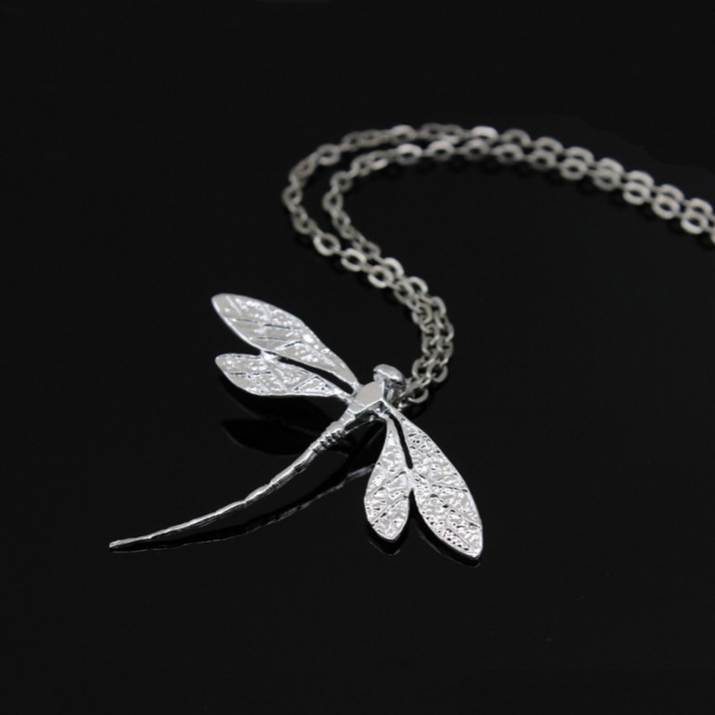 Fashion Jewelry Pastoral Style Simple Dragonfly Necklace display picture 1