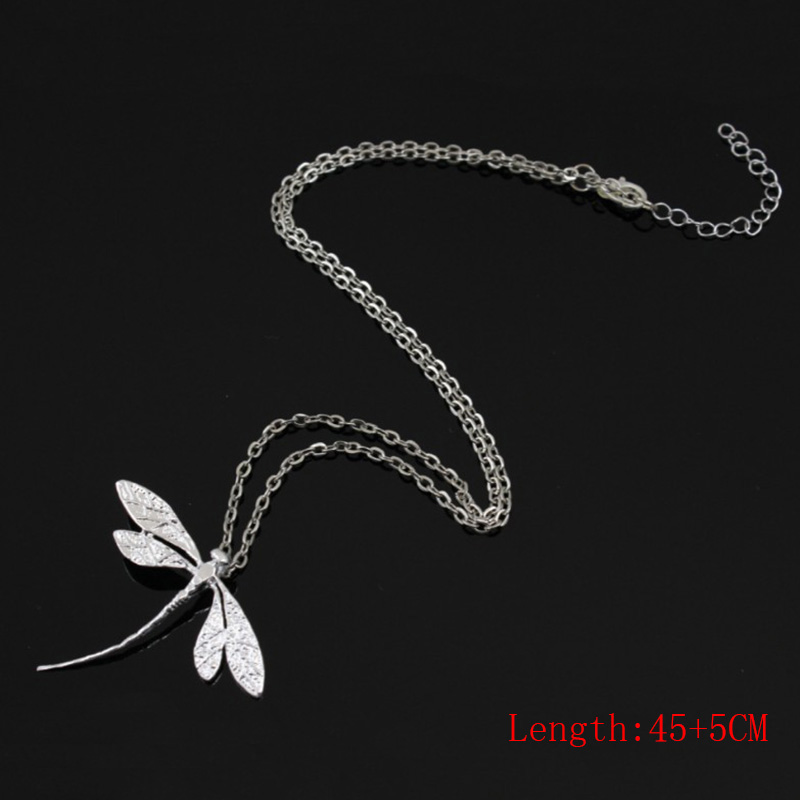 Fashion Jewelry Pastoral Style Simple Dragonfly Necklace display picture 3