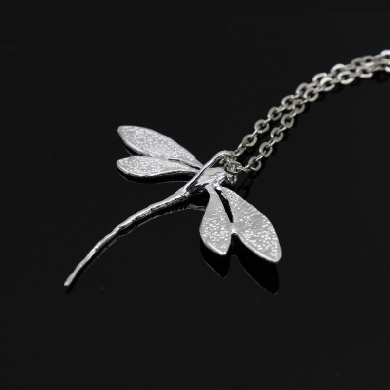Fashion Jewelry Pastoral Style Simple Dragonfly Necklace display picture 4