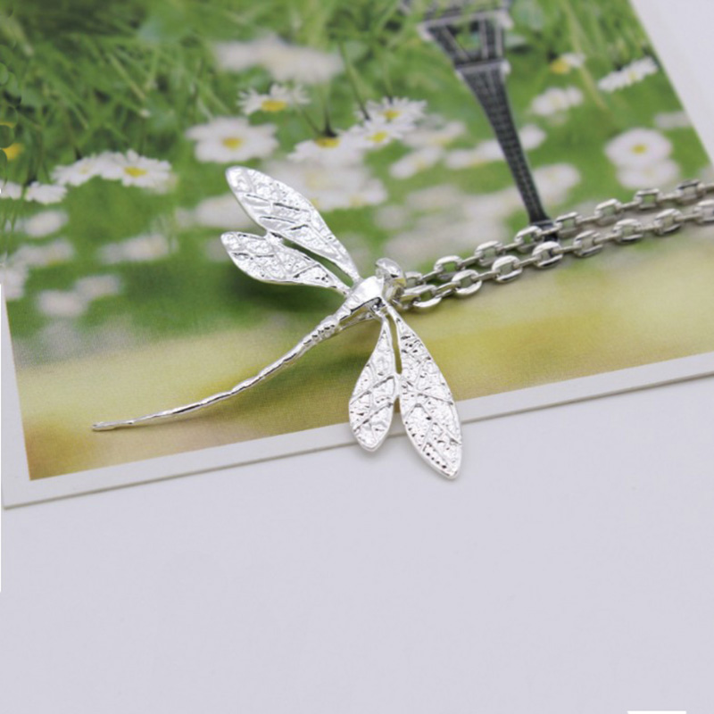 Modeschmuck Pastoralen Stil Einfache Libelle Halskette display picture 5