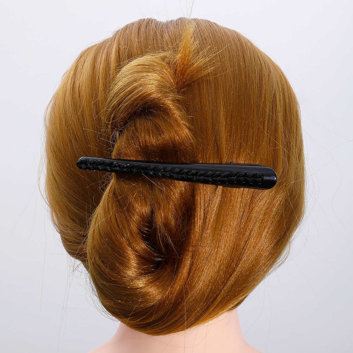 Fashion Creative Black Crystal Inlaid Shark Clip  Back Head Updo Banana Non-slip Clip display picture 3