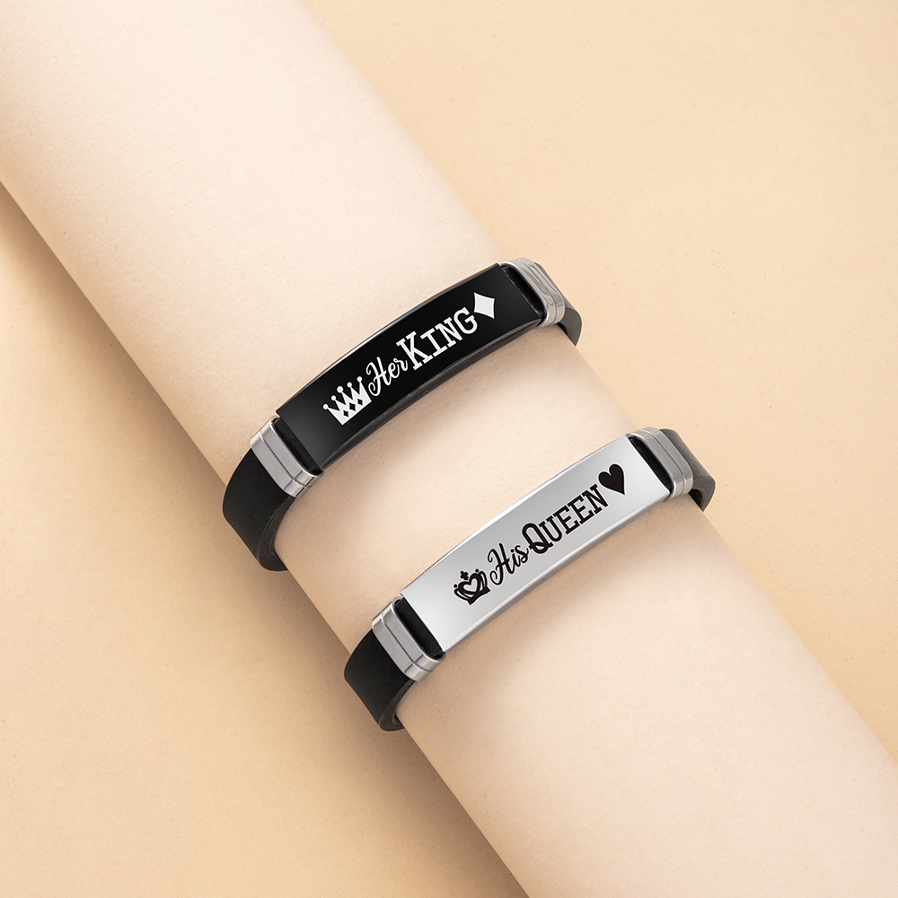 Simple Style Letter 304 Stainless Steel Silica Gel 304 Stainless Steel display picture 2