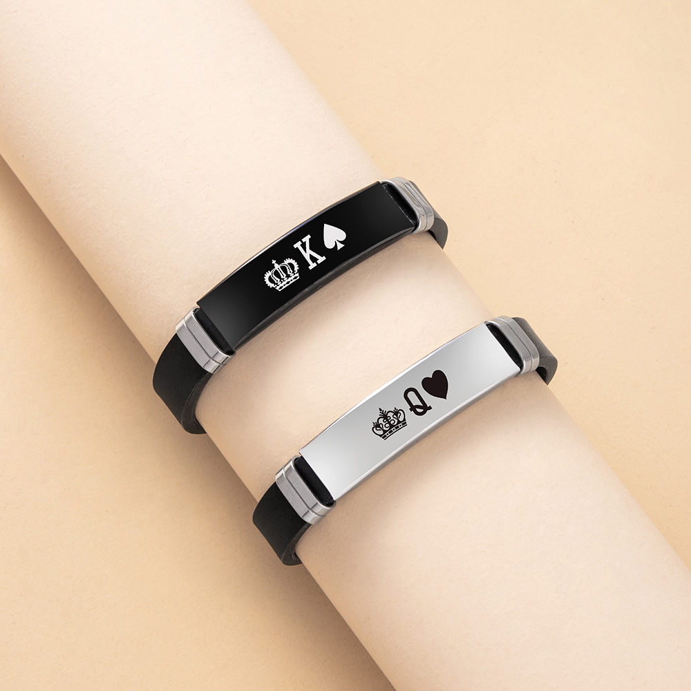 Simple Style Letter 304 Stainless Steel Silica Gel 304 Stainless Steel display picture 2