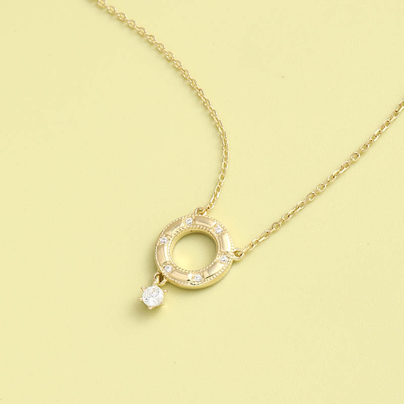 Simple Light Luxury Classic S925 Silver Necklace display picture 1