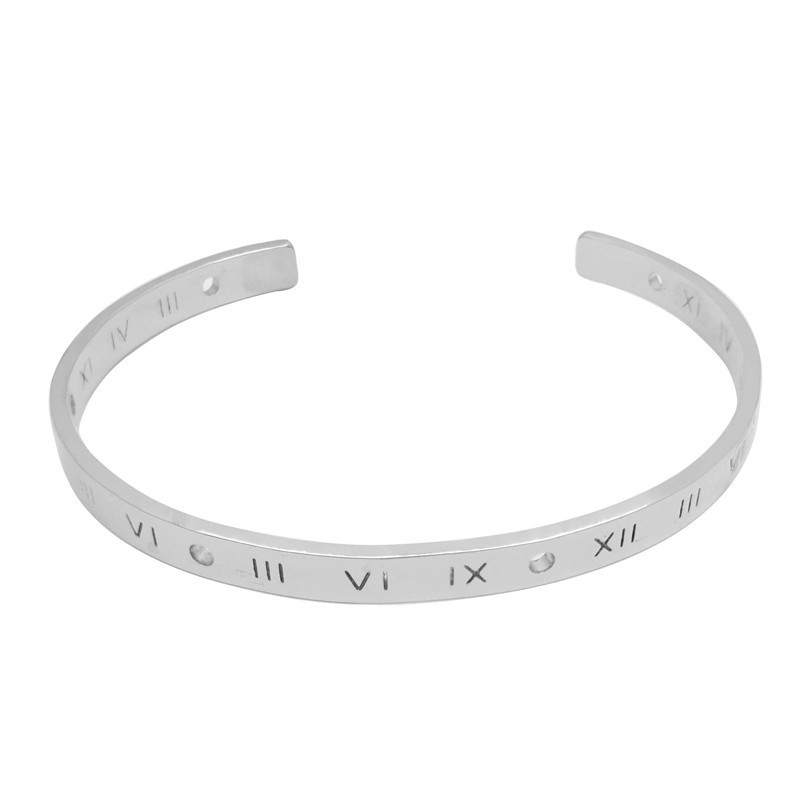Fashion Number Alloy Wholesale Cuff Bracelets display picture 3