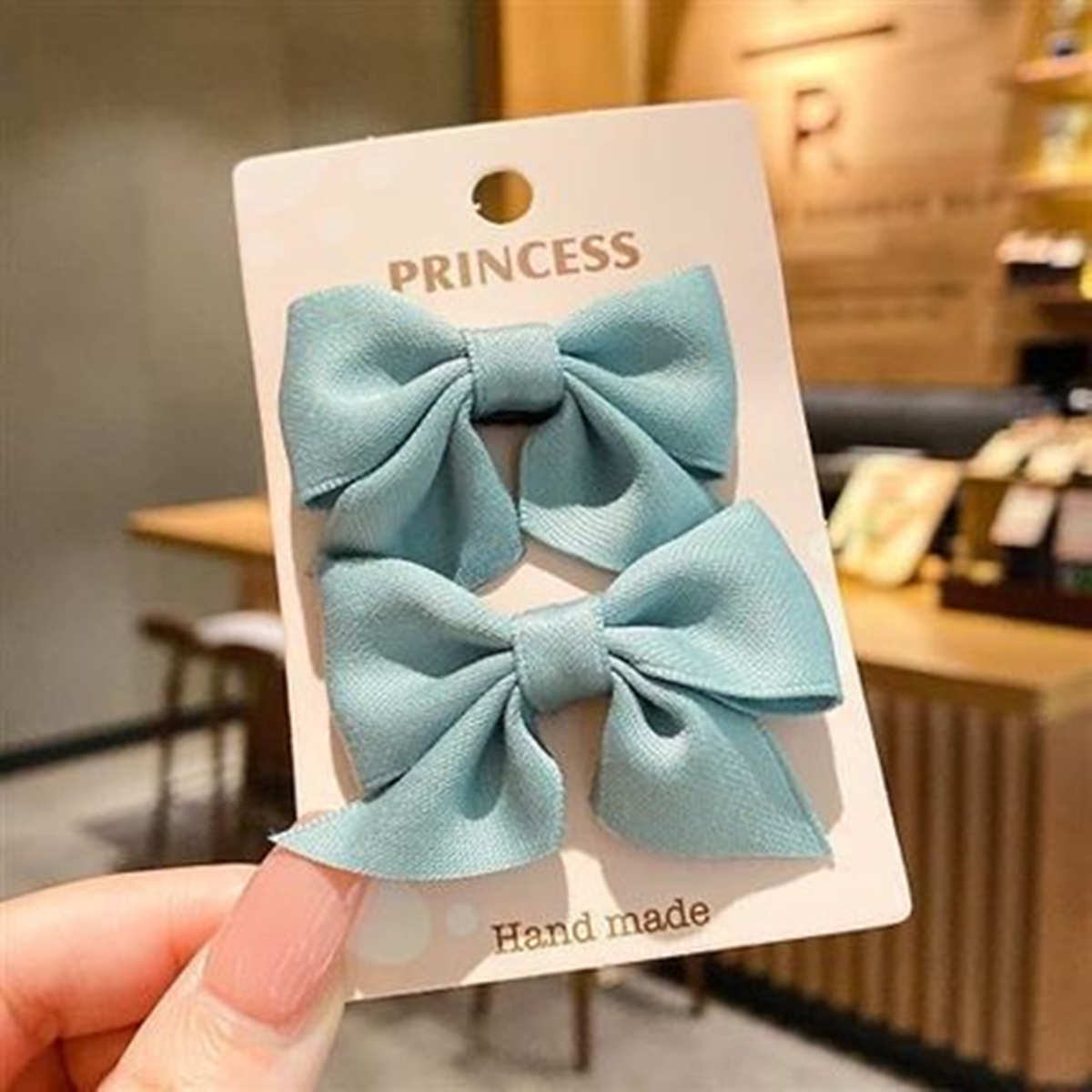 Fashion 2pcs Small Bow Children's Hair Clip display picture 5