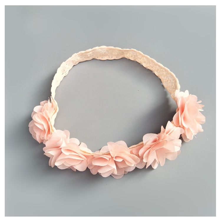 Simple Fashion Five Chiffon Flower Children's Headband display picture 6
