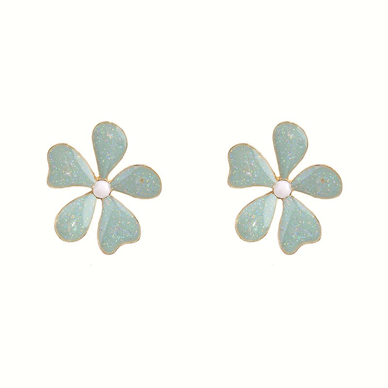 Fashion Color Daisy Flower Stud Earrings display picture 4