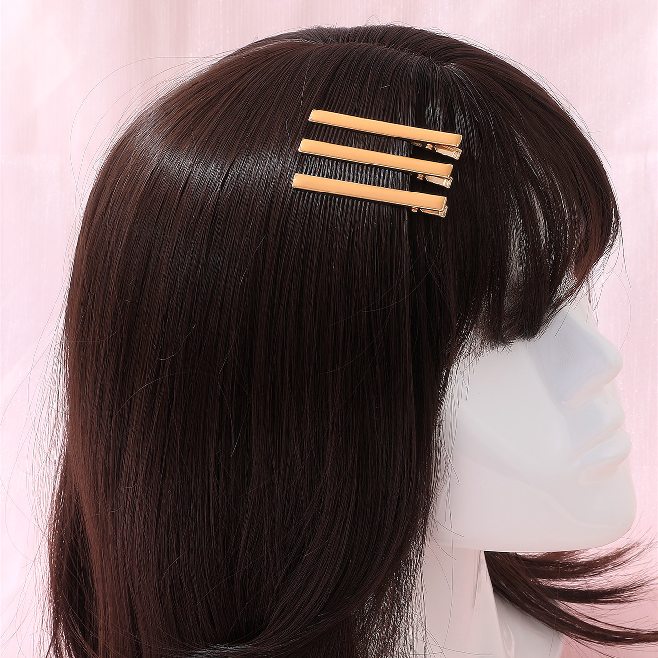 3-piece Simple Solid Color Versatile Women&#39;s Duck Bill Hair Clip Set display picture 3