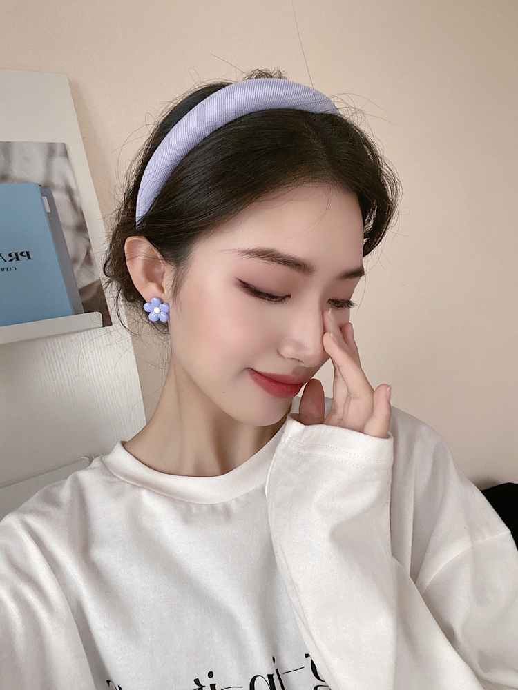 Korean Temperament Net Red Ins Wind Flower Earrings Female 2022 New Trendy Fashion All-match Cute Earrings Earrings display picture 16