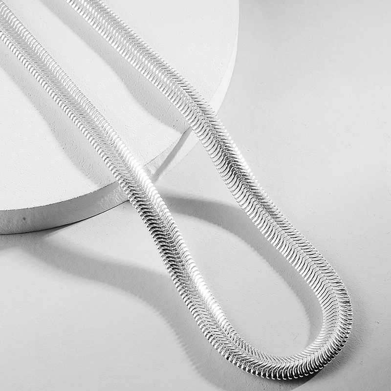 Bijoux De Mode Populaire Collier De Serpent Plat All-match display picture 2