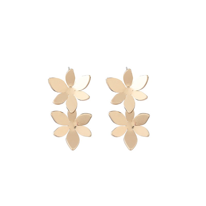 Earrings Female Retro European And American French Earrings Fairy Ins Tide White Camellia Retro Flower Earrings Korea display picture 5