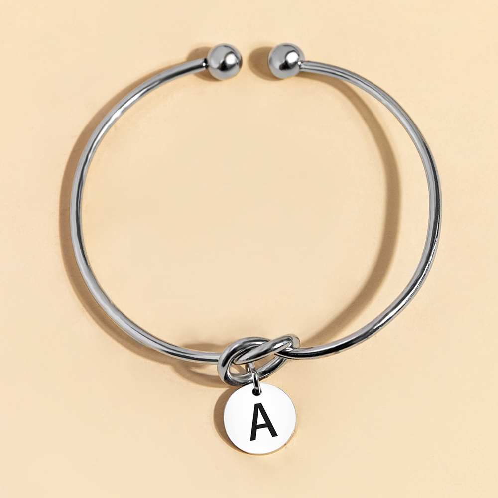 Bracelet Ouvert Noeud 26 Lettres display picture 3