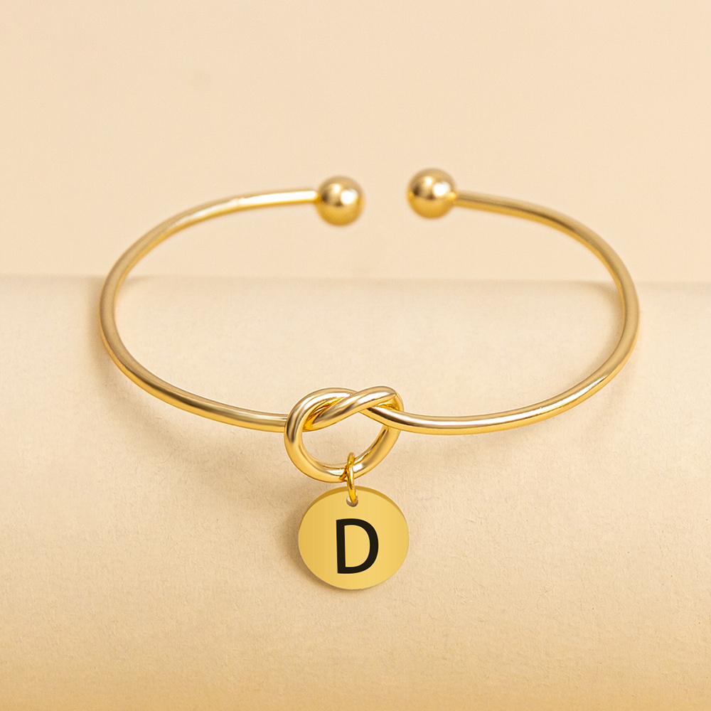 Wholesale Jewelry Simple Style Letter Alloy Gold Plated display picture 10