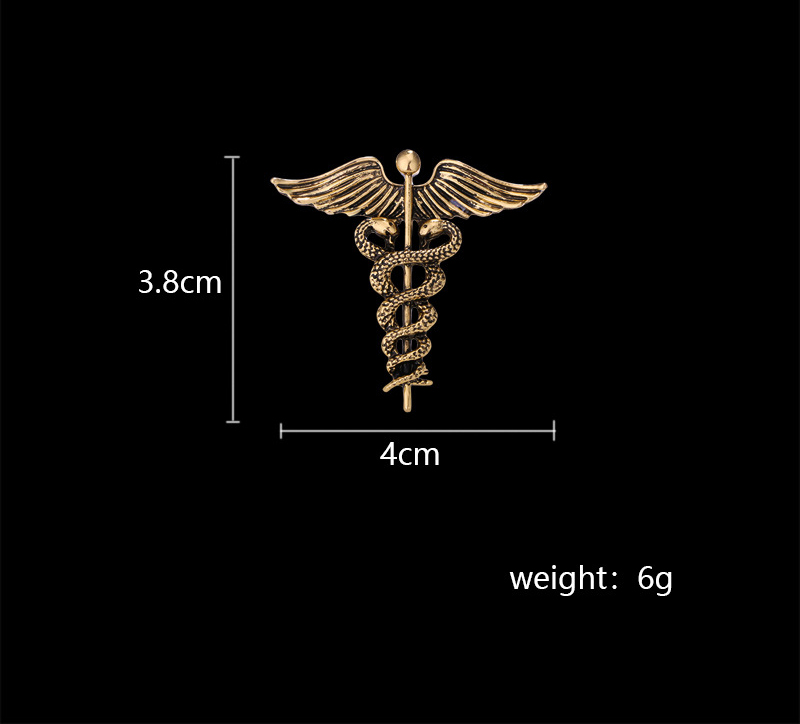 Simple Style Snake Alloy Zinc Plating Men'S Brooches 1 Piece display picture 1