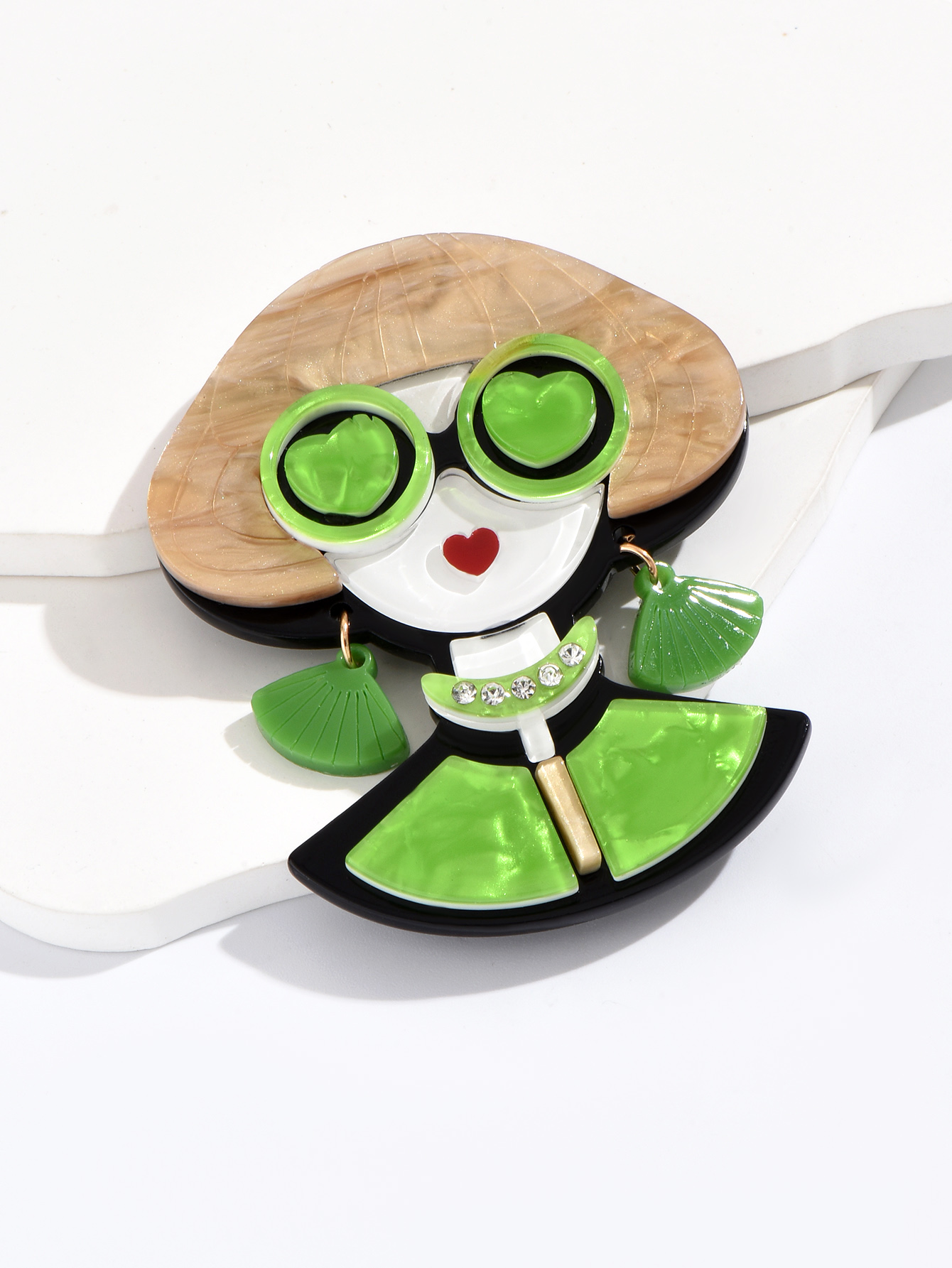 New Style Fashion Cartoon Figure Women Alloy Brooch display picture 1