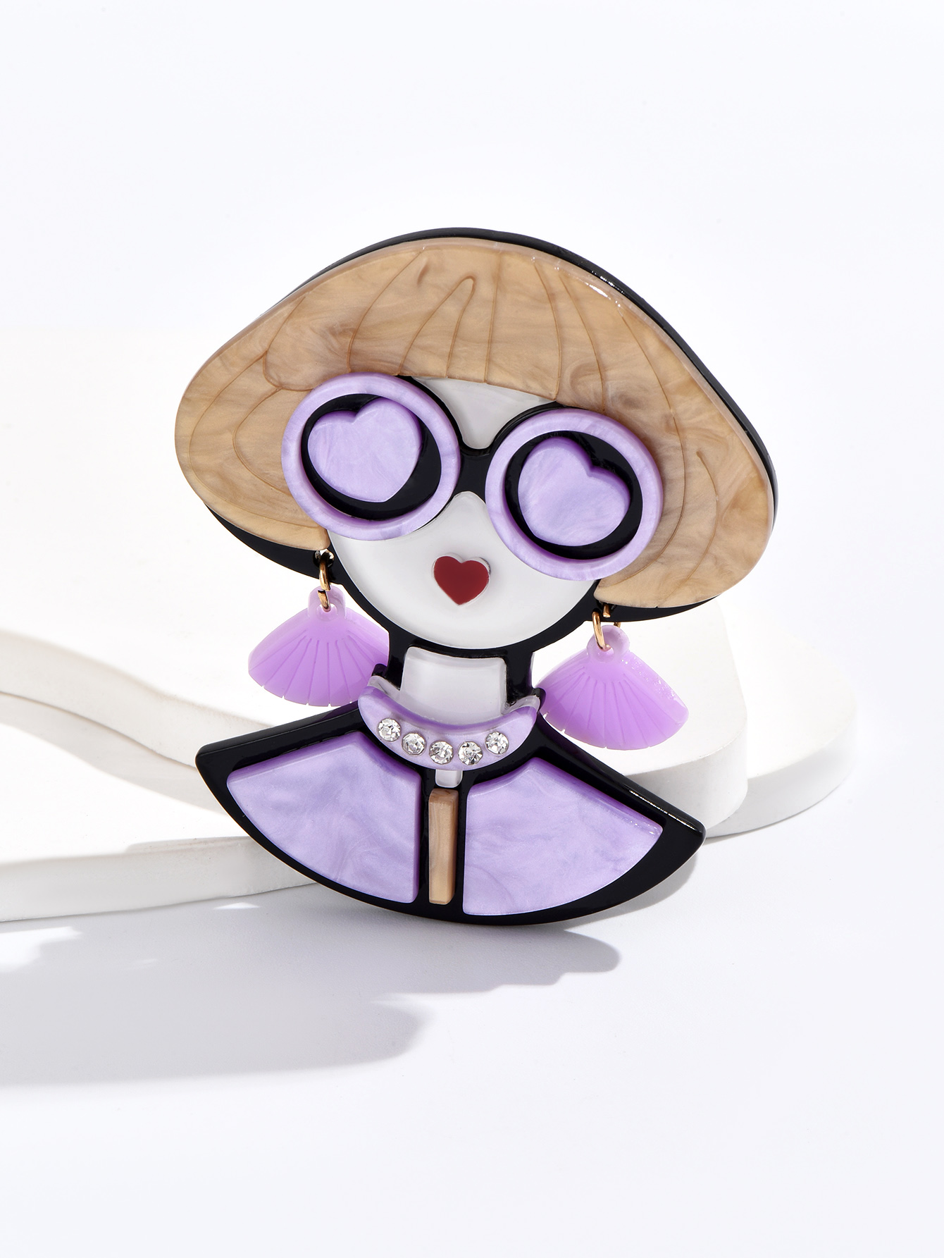 New Style Fashion Cartoon Figure Women Alloy Brooch display picture 2