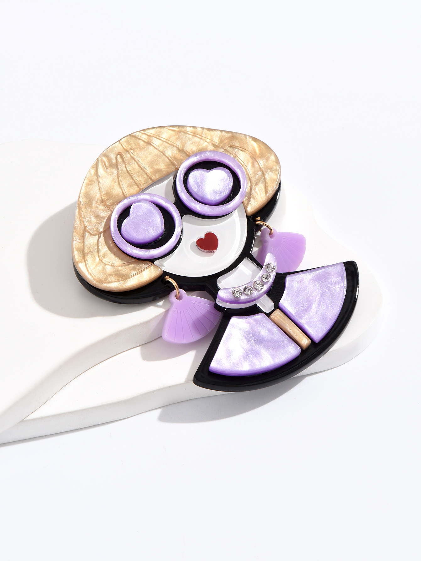 New Style Fashion Cartoon Figure Women Alloy Brooch display picture 6
