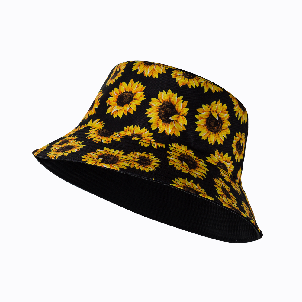 أزياء جديدة عباد الشمس قبعة دلو الذكور والإناث قبعة الحماية من الشمس display picture 4