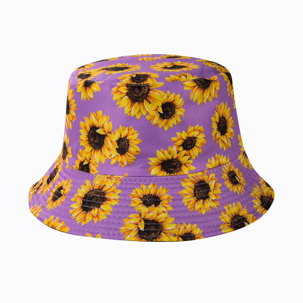 أزياء جديدة عباد الشمس قبعة دلو الذكور والإناث قبعة الحماية من الشمس display picture 8