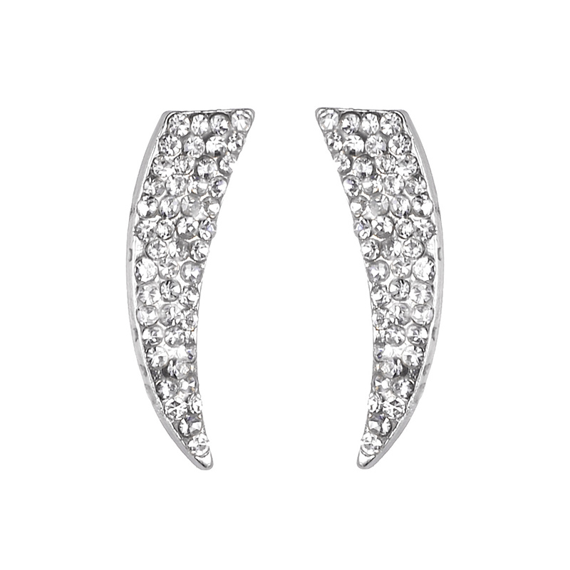 Fashion Elegant Rhinestone Full-jeweled Alloy Stud Earrings Ornament display picture 3