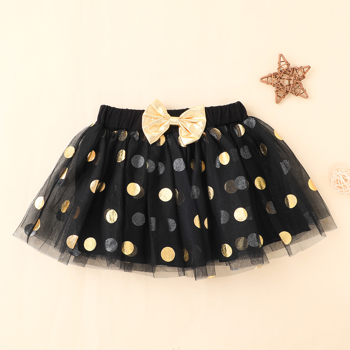 Cute Birthday Letter Crew Neck Short-sleeved T-shirt Tulle Skirt Two Piece Set display picture 4