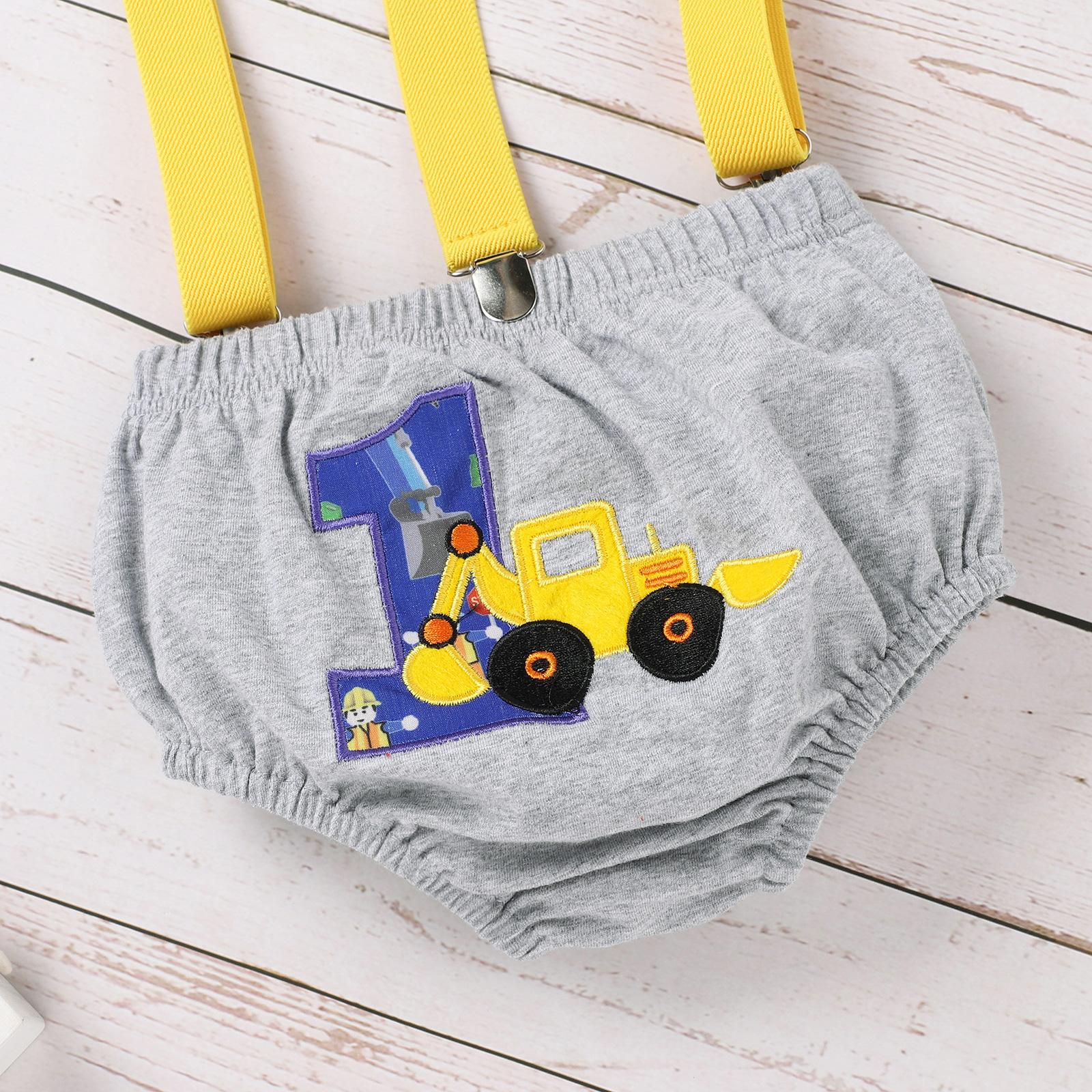 Summer Infant Digital Printing Short Sleeved Suspender Children's Set display picture 2