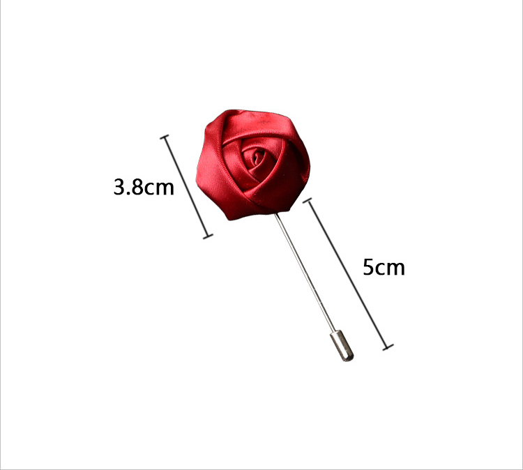 Fashion New Style Color Rose Flower Shape Corsage Alloy Brooch display picture 1
