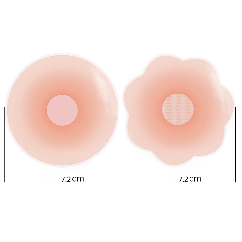Flower Shape Chest Paste Breathable Anti-exposure Silicone Nipple Sticker display picture 1