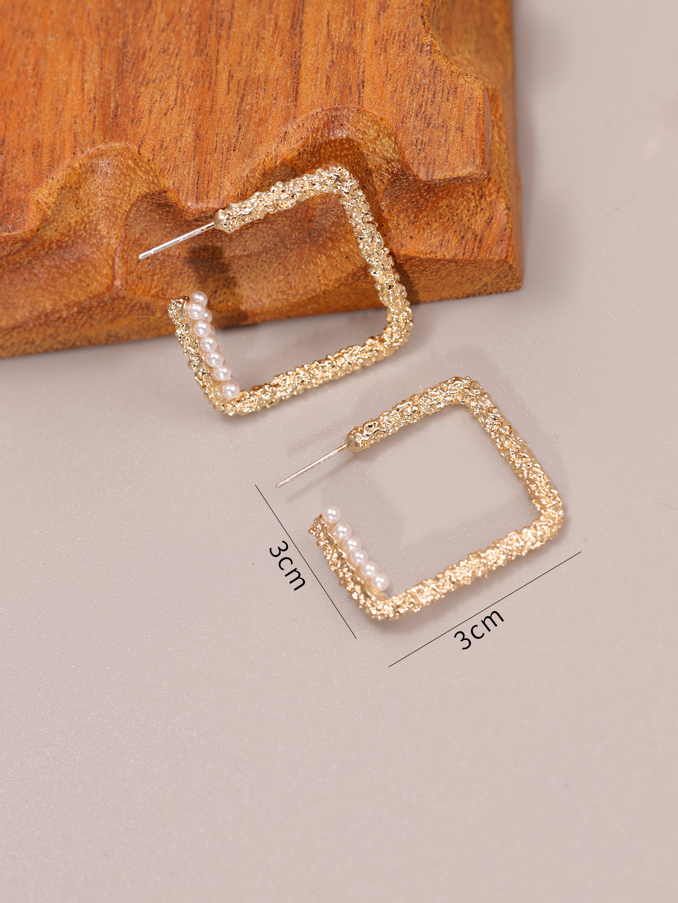 Spring New Fashion Ear Ring Starry Exaggerated Square Nightclub 925 Silver Pin Earrings Women's Small Jewelry display picture 4
