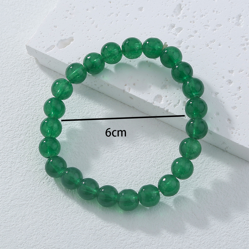 Fashion Simple Solid Color Geometric Shape Beaded Bracelet display picture 1