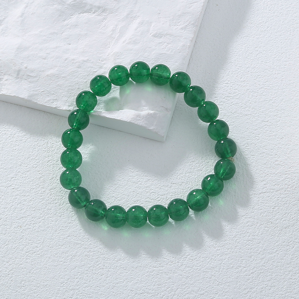 Fashion Simple Solid Color Geometric Shape Beaded Bracelet display picture 3