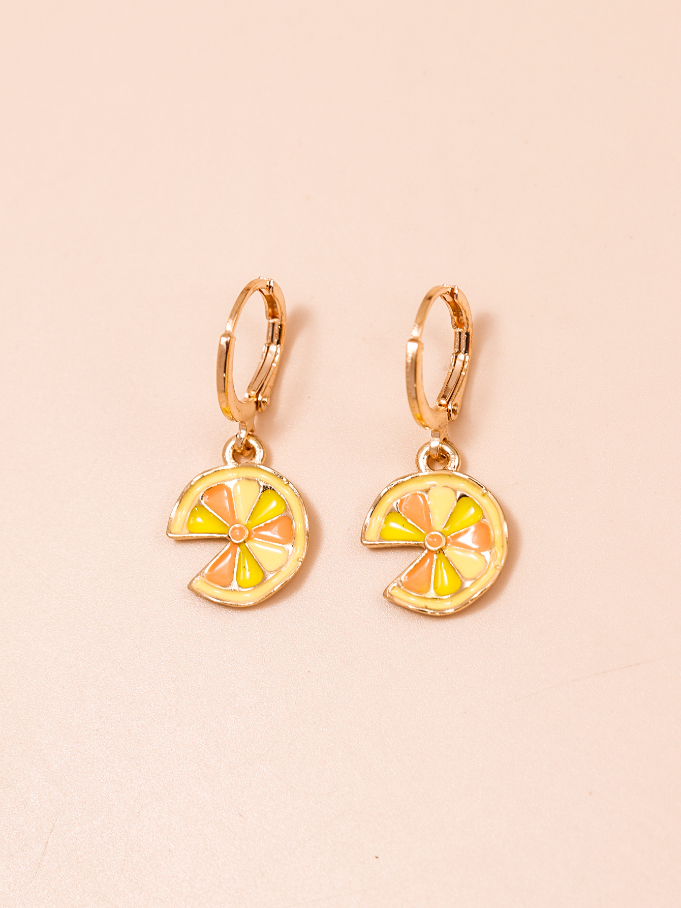 Cute Fruit Alloy No Inlaid Earrings display picture 2
